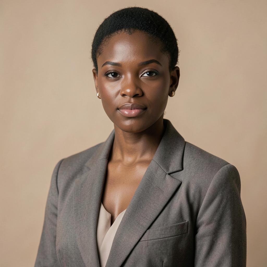 Thando Nkosi, fashion model in Johannesburg